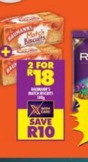 Shoprite Baumanns biscuits 2 offer