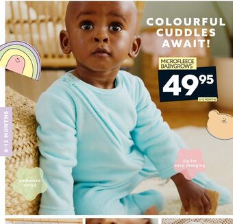 Microfibre babygrows