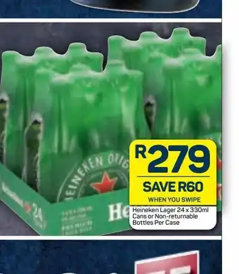 Pick n Pay Hypermarket Heineken beer offer
