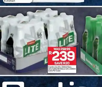 Pick n Pay Hypermarket Castle lite beer offer