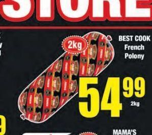 Boxer Best cook polony offer