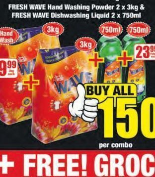 Boxer Fresh wave washing powder offer