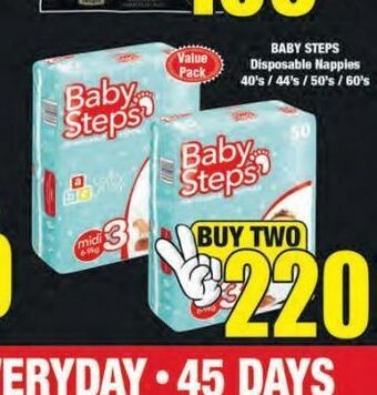 Boxer Baby steps nappies 2 offer