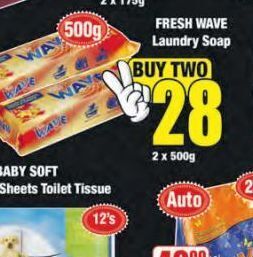 Boxer Fresh wave laundry soap 2 offer