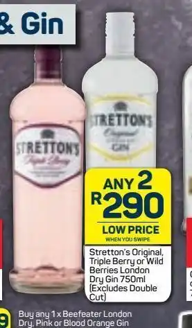 Pick n Pay Liquor Stretton's gin 2 offer