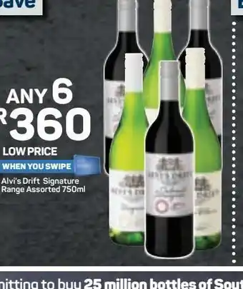 Pick n Pay Liquor Alvi's drift wine 6 offer