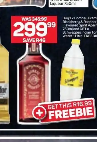 Pick n Pay Bombay sapphire spirit offer