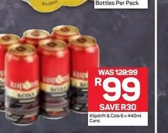 Pick n Pay Klipdrift & cola offer