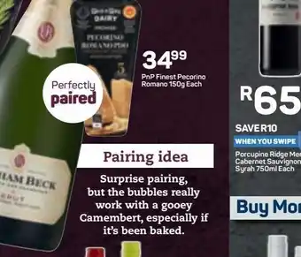 Pick n Pay Pnp finest pecorino romano offer