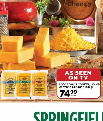 Food Lover's Market Cheddar cheese offer