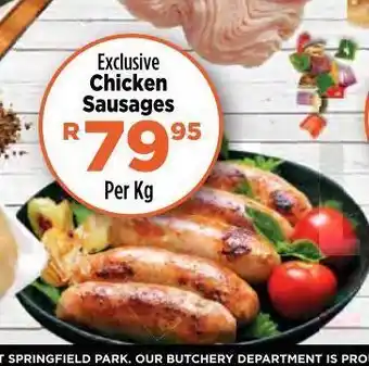 Food Lover's Market Chicken sausages offer