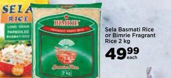 Food Lover's Market Sela basmati rice offer