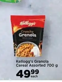 Food Lover's Market Kellogg's granola offer