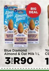 Food Lover's Market Blue diamond almond milk 3 offer