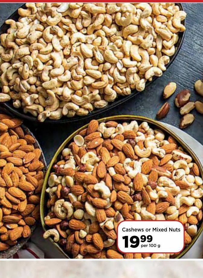 Nuts offer at Food Lover's Market