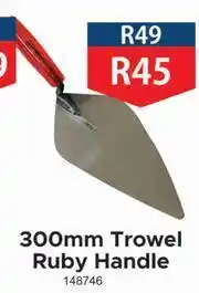 300mm Trowel Ruby Handle