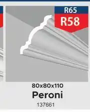 Peroni Ceiling Cornice 8m Pack 80 x 80 x 110