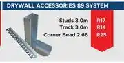 Drywall Accessories 89 System Studs 3.0m