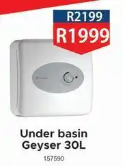 Under Basin Geyser 30Ltr