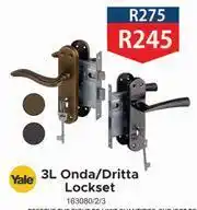 Yale 3L Onda/Dritta Lockset