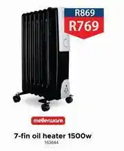Mellerware 7 Fin Oil Heater (1500w)