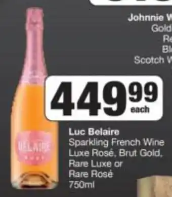 Luc Belaire Sparkling French Wine