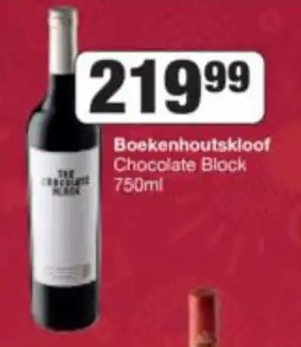 Boekenhoutskloof Chocolate Block 750 ml