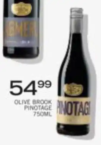 Spar Tops Olive Brook Pinotage 750 ml offer