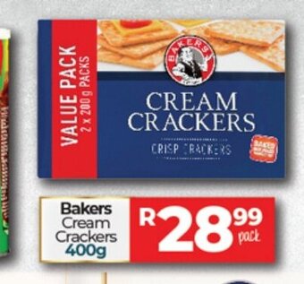 Take 'n Pay Bakers Cream Crackers 400g offer