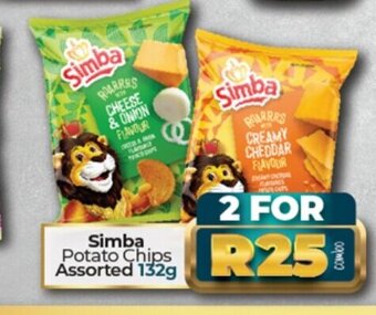 Take 'n Pay Simba Potato Chips Assorted 132g offer