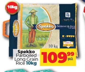 Spekko Parboiled Long Grain Rice 10kg