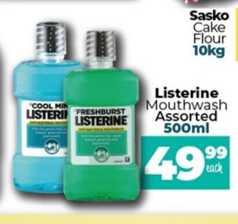 Listerine Mouthwash Assorted 500ml