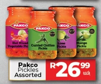 Take 'n Pay Pakco Pickles Assorted offer