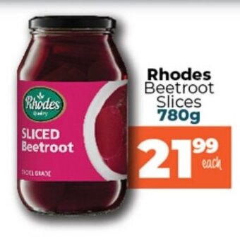 Take 'n Pay Rhodes Beetroot Slices 780g offer