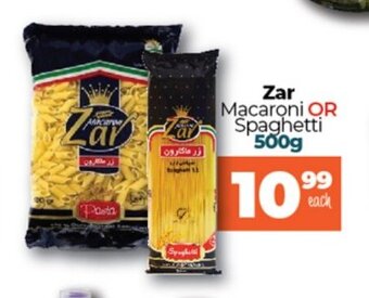 Take 'n Pay Zar Macaroni or Spaghetti 500g offer