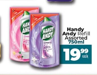Handy Andy Refill Assorted 750ml