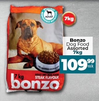 Take 'n Pay Bonzo Dog Food Assorted 7kg offer