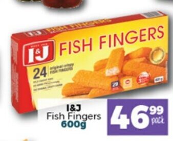 Take 'n Pay I&J Fish Fingers 600g offer