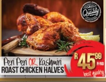 Take 'n Pay Peri Peri or Kashmiri Roast Chicken Halves offer