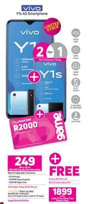 Game Vivo Y1s 4G Smartphone-Each offer