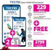 Game Tecno Spark 7 64GB 4G Smartphone-Each offer