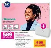 Game Hisense 55"(139cm) ULED Smart 55U6G-On My Gig 3 offer