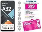 Game Samsung Galaxy A32 4G Smartphone-On 1GB Red Top Up Core More Data offer