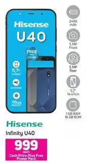 Game Hisense Infinity U40 offer