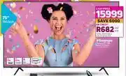 Hisense 75" Premium UHD Smart TV 75A6G