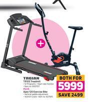 trojan exercise bike power supply