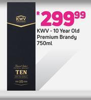 Game KWV 10 Year Old Premium Brandy-750ml offer