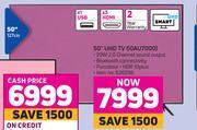 Game Samsung 50" (127cm) UHD TV 50AU7000 offer