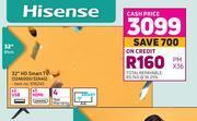 Game Hisense 32" HD Smart TV 32A6000/32A4G offer