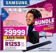 Game Samsung 85" UHD 4K Smart TV offer